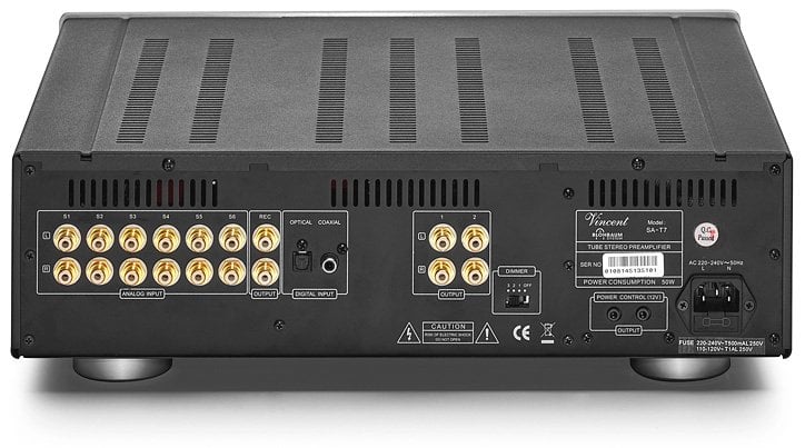VINCENT SA-T7 Stereo Tüp Pre-Amplifikatör