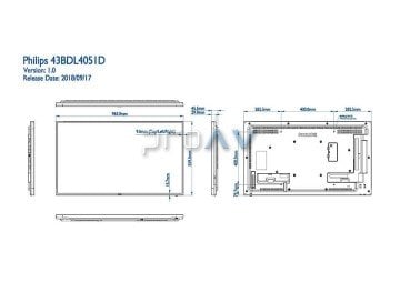Philips 43BDL4051D LED Monitör