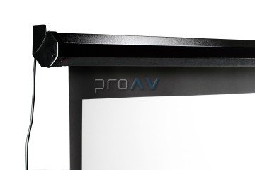 Elite Screens VMAX Siyah Elektrikli Projeksiyon Perdesi 222x125 TopDrop 15 cm