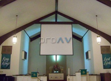 Elite Screens VMAX Beyaz Elektrikli Projeksiyon Perdesi 4 Formatı 186x105 TopDrop 76 cm