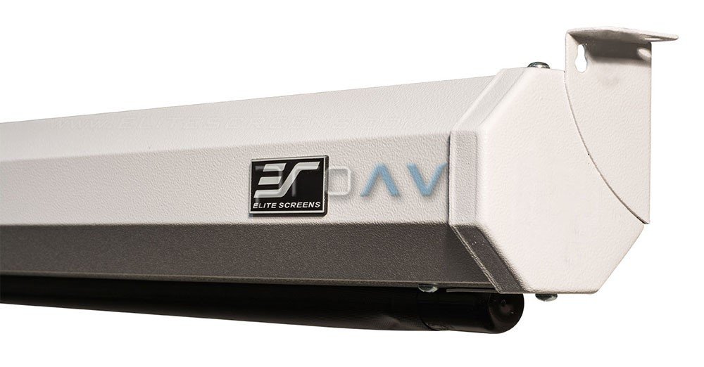 Elite Screens VMAX Beyaz Elektrikli Projeksiyon Perdesi 4 Formatı 299x168 TopDrop