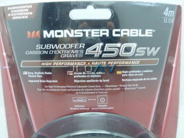 MONSTER CABLE 450SW 8M. SUBWOOFER KABLOSU